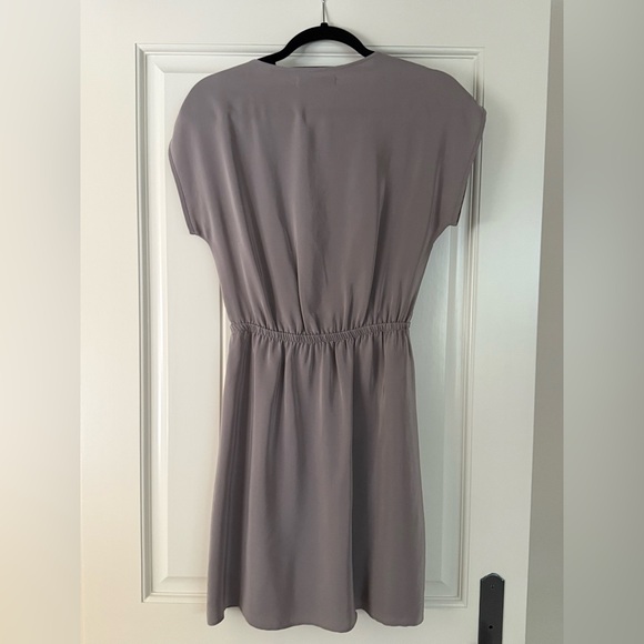 Amanda Uprichard Size Small Gray Silk Dress